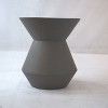 Sapphtopaz Outdoor End Table Modern Outdoor End Table Outdoor Side Table, Patio Table Small Table for Backyard, Balcony, Porch - 2 of 4