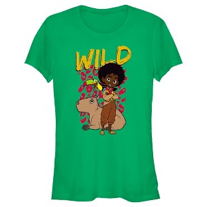 Juniors Womens Encanto Antonio Wild Like The Animals T-Shirt - 1 of 4