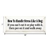 Slickblue Funny Dog Quote Wood Sign – Handle Stress Like A Dog – Rustic Pet Humor Wall Decor – 7x18 - 3 of 3