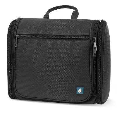 BAGSMART Hanging Toiletry Bag For Travel - Water-Resistant Makeup Organizer With Hook (Random Color)