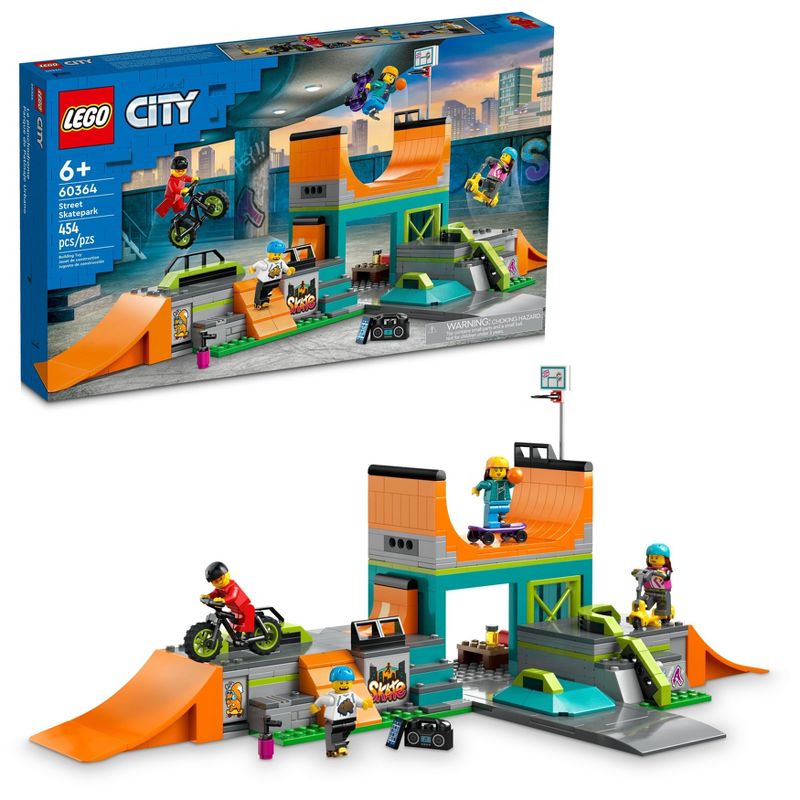 LEGO City Street Skate Park Building Toy Set 60364, 1 of 8