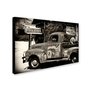 Trademark Fine Art -Philippe Hugonnard 'US Truck' Canvas Art - 22''x32'' - 1 of 3