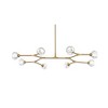 Elegant Lighting Zayne 8 - Light Pendant in  Gold - 4 of 4