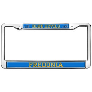 Fredonia State University Mascot Full Size Standard License Plate Metal Frame - 1 of 4