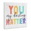 Stupell Industries You Darling Matter Rainbow Letters, 30" x 30" - 3 of 4