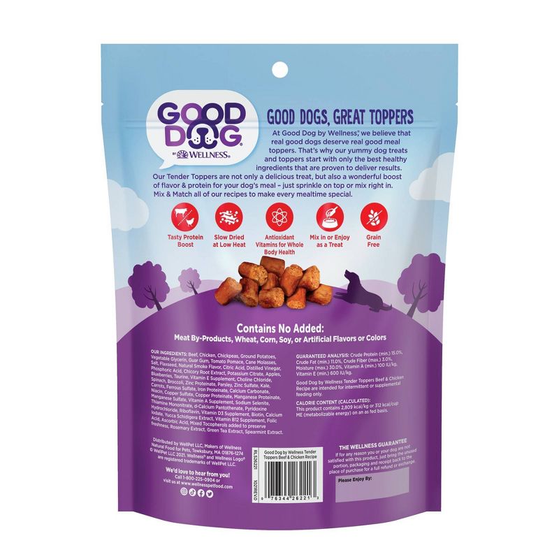 Good Dog by Wellness Tender Toppers Beef &#38; Chicken Recipe Dry Dog Food - 8oz, 3 of 9