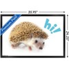 Trends International Cute Hedgehog - Hi! Framed Wall Poster Prints - 3 of 4