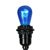 Northlight Set of 25 Incandescent S14 Blue Christmas Replacement Bulbs - 3 of 4
