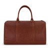 Yellowstone real leather 21 inch duffle, with burnished gold detailing - 3 of 4