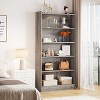 Hommoo Wood Bookcase, 72" Tall Bookshelf with 6-Tier Open Storage Shelves - 3 of 4