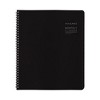 Contemporary Lite Monthly Planner, 11 x 9, Black Cover, 12-Month (Jan to Dec): 2025 - 2 of 4