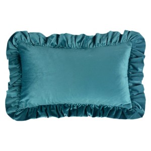 REGALWOVEN Scalloped Trim Outdoor Throw Pillow Covers for Sofa Living Room Home Decor 1 Pc - 1 of 4