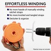 Impresa Ratchet Strap Winder for Drill - Fits Impact Drivers & Most Drill Accessories - for Up to 4 Inch Ratchet Straps - 4 of 4