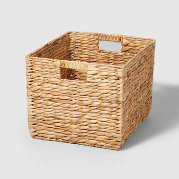 Woven Water Hyacinth Milk Crate - Brightroom™