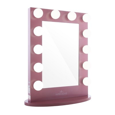Impressions Vanity Hollywood Iconic® XL Vanity Mirror Pink : Target
