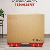 Machinery Mover 6T 13200lb Heavy Duty Machine Dolly Equipment Roller Skates - 3 of 4