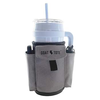 Goat Tote All in One Mobility Pouch - Mountable Cup Holder with Multi Storage and Hook