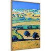 Amanti Art 23" x 33" White Cross Close Up I by Paul Powis Framed Canvas Wall Art Print : Modern Decor, Polystyrene Frame - 2 of 4