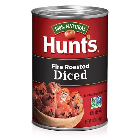 Hunt's 100% Natural Fire Roasted Diced Tomatoes - 14.5oz - image 1 of 4