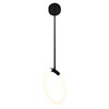 CWI Lighting Hoops 1 Light LED Pendant With Black Finish - 2 of 4
