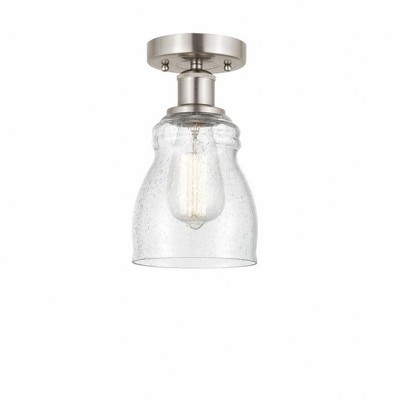 Ellery - 1 Light Semi-Flush Mount In Nautiical Style-9.75 Inches Tall and 4.75 Inches Wide