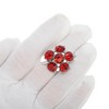 Unique Bargains Floral Pin Back Shoe Accessories 2 Pcs - 3 of 4