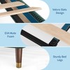 Twin Bed Frame Upholstered Platform Bed with Fabric Headboard, Non-Slip and Noise-Free - 4 of 4