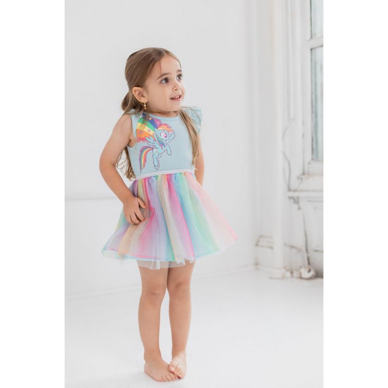 My Little Pony Pinkie Pie Rainbow Dash Girls Dress Toddler, 6 of 10