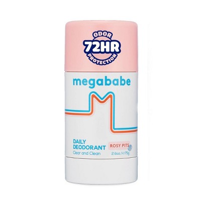 Megababe Rosy Pits Daily Deodorant - 2.6oz
