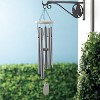 Woodstock Chimes Signature Collection, Chimes of Bali, 25", Silver World Music Wind Chimes for Outdoor, Patio, Home or Garden Decor BWAS - image 2 of 4