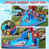 HOMDOX 14.2 FT 7-in-1 Inflatable Water Slide Backyard W/Big Pool|Long Slide|Soccer Field|Dump Bucket|Obstacle Tunnel for Kids 3-12 In/Outdoor Gift - 4 of 4