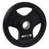 HolaHatha Olympic Rubber Coated Weight Plates with Tri Grip Handle for Full Body Strength Training Workouts - 2 of 4