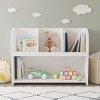 Book Racks Modern with Safety Strap and Enclosed Back for Kids Room 31.5in Wide - 3irtyhousy - 2 of 4