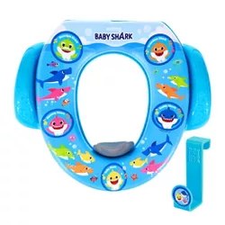 Pinkfong Baby Shark Fun at Sea Soft Potty Seat with Potty Hook