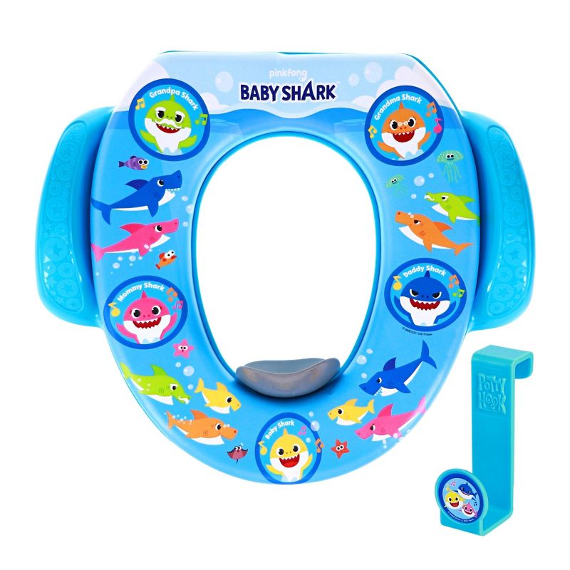 Pinkfong Baby Shark Fun at Sea Soft Potty Seat with Potty Hook, 1 of 18