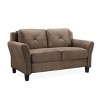 Harper Tufted Microfiber Loveseat - Lifestyle Solutions - 2 of 4