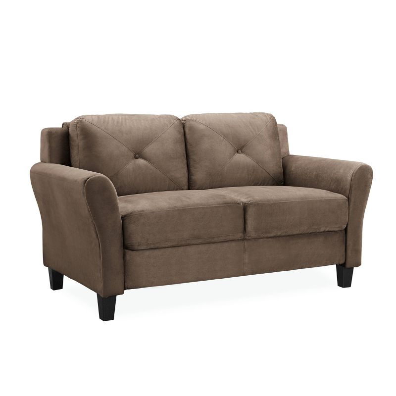 Harper Tufted Microfiber Loveseat - Lifestyle Solutions, 3 of 10