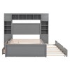 Whisen Morden Design Full Size Wooden Bed With All-in-One Cabinet, Shelf and 4 Drawers - 4 of 4