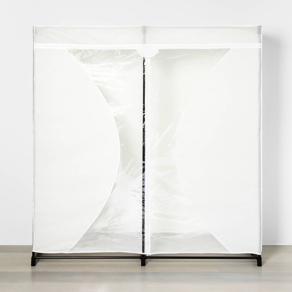 60" Wide White Storage Closet - Room EssentialsTM