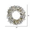 Vickerman Flocked Kiana Artificial Christmas Wreath - 2 of 2