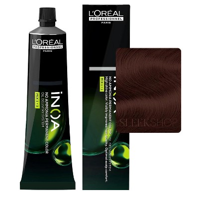 L'Oreal Pro iNOA Coloration Ammonia-Free Permanent Hair Color Dye  - Multicolored Loreal Haircolor Cream