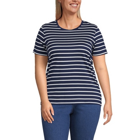 Lands' End Women's Relaxed Supima Cotton T-Shirt - image 1 of 4