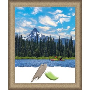 Amanti Art Elegant Brushed Narrow Picture Frame - 1 of 4
