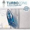Bartnelli Cotton 54"x15" Ironing Board Cover, Scorch-Resistant, Park & Turbo Zone - 3 of 4