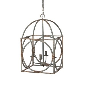Park Hill Collection Metal Birdcage Chandelier - 1 of 4