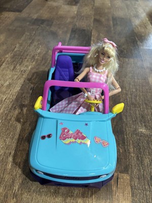 Barbie Hot Wheels Rc Suv & Stickers, Battery-powered Toy Truck, Fits 2 ...