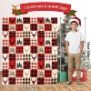 Lomsoe Christmas Blanket, Christmas Throw Blanket Deer Pattern Comfortable Flannel Warm Winter Cabin Throw for Bed Sofa Kids Christmas Gift. - 2 of 4