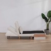 Modern Foldable Sofa Bed – Converts in 10 Sec, 6 Level Adjustable Backrest, Breathable Linen Fabric - 2 of 4
