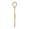 Black Bow Jewelry 14k Yellow Gold Diamond-Cut Star of David Pendant, 16mm (5/8 Inch) - 2 of 4