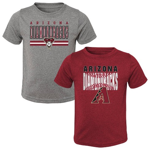 MLB Arizona Diamondbacks Toddler Boys' 2pk T-Shirt - 4T